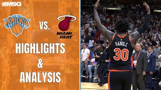 Julius Randle Scores 43 CLUTCH Game-Winner vs Heat as Knicks Win 8 Straight New York Knicks