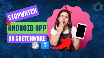 Create a Stopwatch App in Sketchware – No Coding Needed! (Full Tutorial)