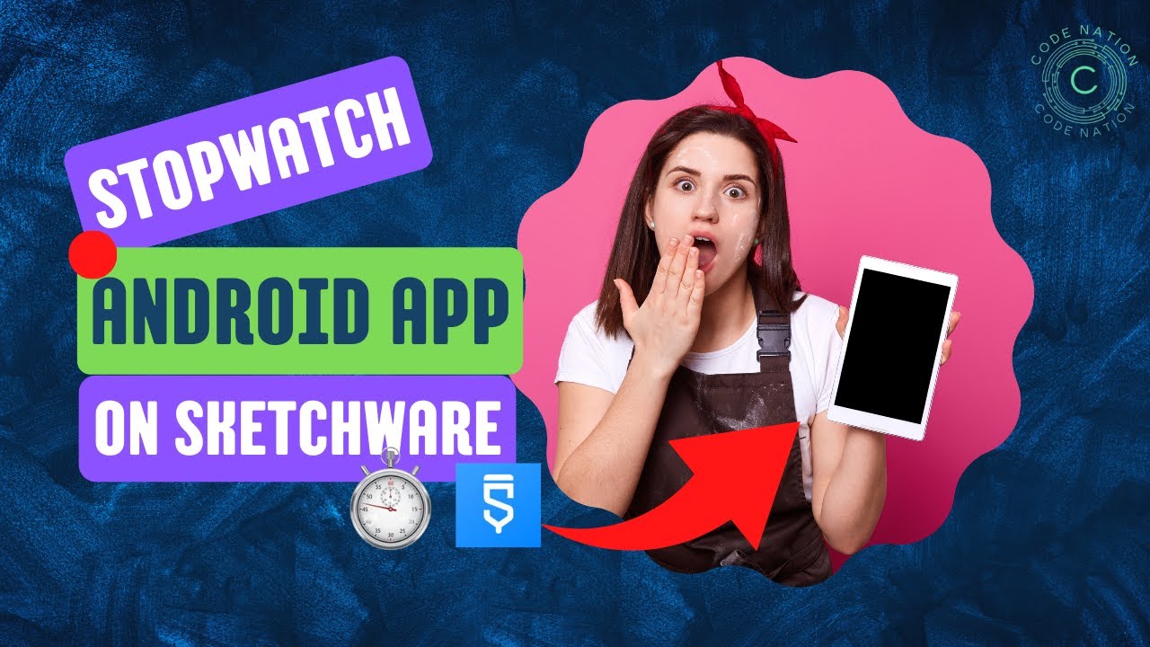 Create a Stopwatch App in Sketchware – No Coding Needed! (Full Tutorial)