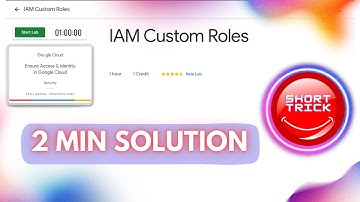 IAM Custom Roles || #GSP190 || #short trick #goodies