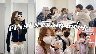 Senior finals exam vlog //productive grind, studying, private school