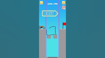 Draw bridge puzzle game level 1798 #gaming #drawing #Shorts