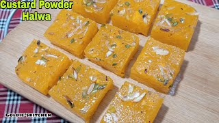 Custard Powder Halwa बनाने का एकदम आसान तरीका सीखें / Instant #Cornflour Powder Halwa Recipe