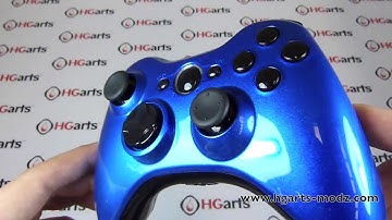 Candy Blue Edition | XBOX360 Modded Controller | HG Arts Modz