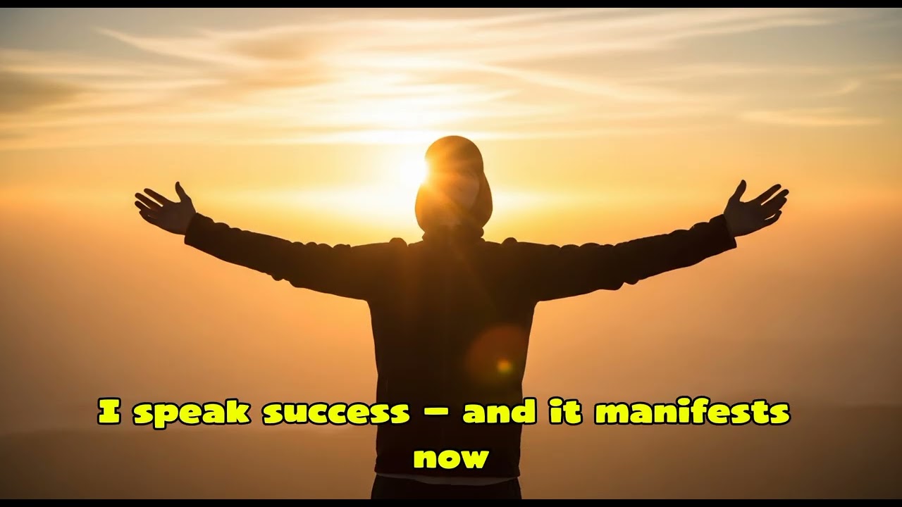 Speak Success Into Existence | Morning Affirmations to Attract Favor, Peace & Abundance”