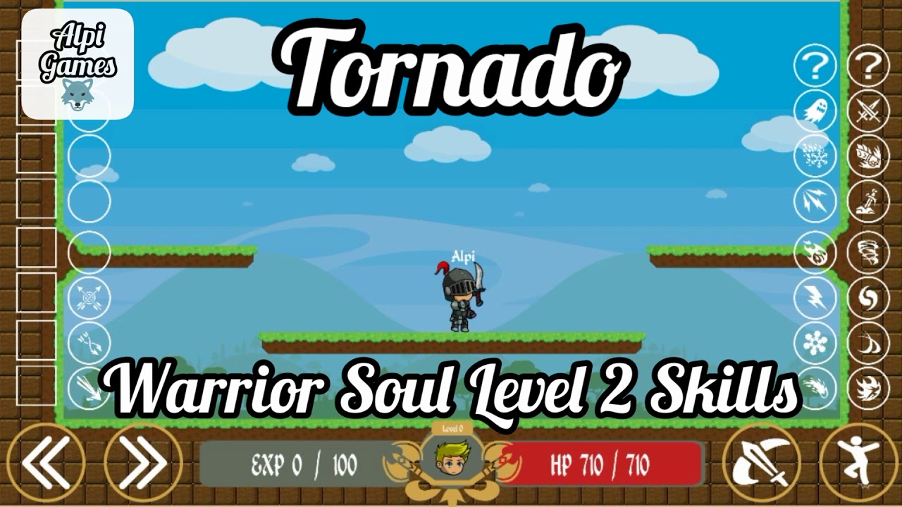 SoulofHero Platform RPG Warrior Soul Level 2 Skills