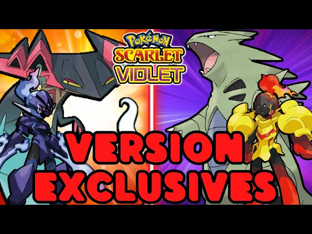 Scarlet Or Violet? Every Version-Exclusive Pokemon - GameSpot