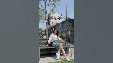 Tips chụp ảnh với ghế công viên #kolinacademy #tuidep #chinhdang #vudieuthuy #kolin #thoitrang