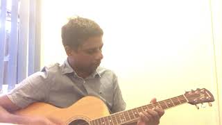 Video thumbnail of "Thaniwee sitinnai ma guitar cover"