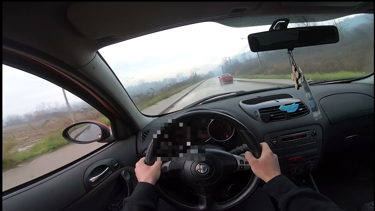 Alfa Romeo 147 Stage 1, pop and bangs.