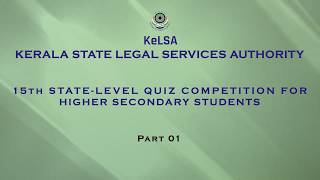 KELSA QUIZ 01 (Kerala State Legal Services Authority )