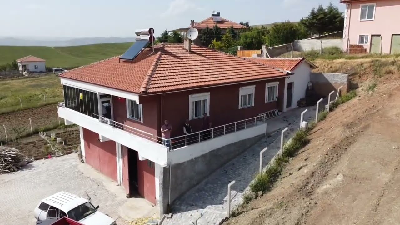 Çorum sungurlu beyyurdu köy dron havadan çekim