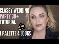SUPER FLATTERING WEDDING PARTY MAKEUP TUTORIAL USING A $14 PALETTE!! 😂 || 4 looks one palette