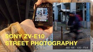 : SONY ZV-E10 - Street Photography with the Kit Lens 16-50mm