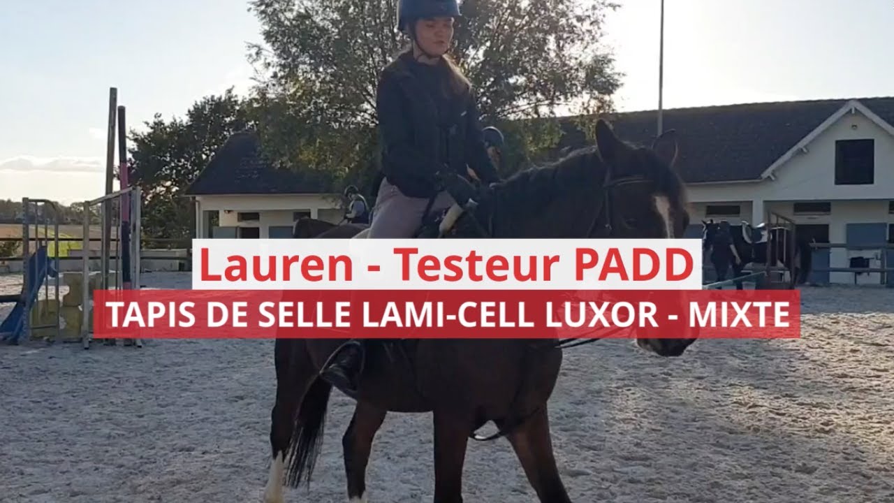 Tapis Equitation Lami-Cell - Luxor - Accessoire d'équitation