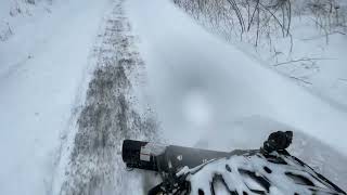 Snow Plowing the Driveway