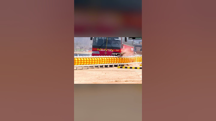 These road barriers redirect crash energy