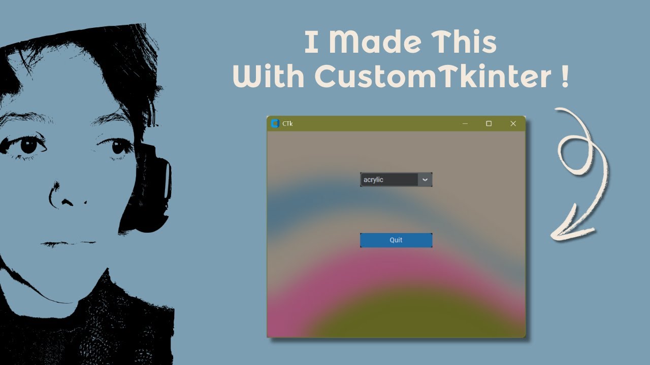 How to Create a TRANSPARENT Customtkinter Winodow - PYTHON - YouTube