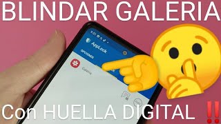 📱👉📸 Como PROTEGER la GALERÍA de ANDROID con HUELLA DIGITAL FÁCIL y RÁPIDO screenshot 1