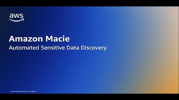 Amazon Macie Automated Data Discovery Overview | Amazon Web Services