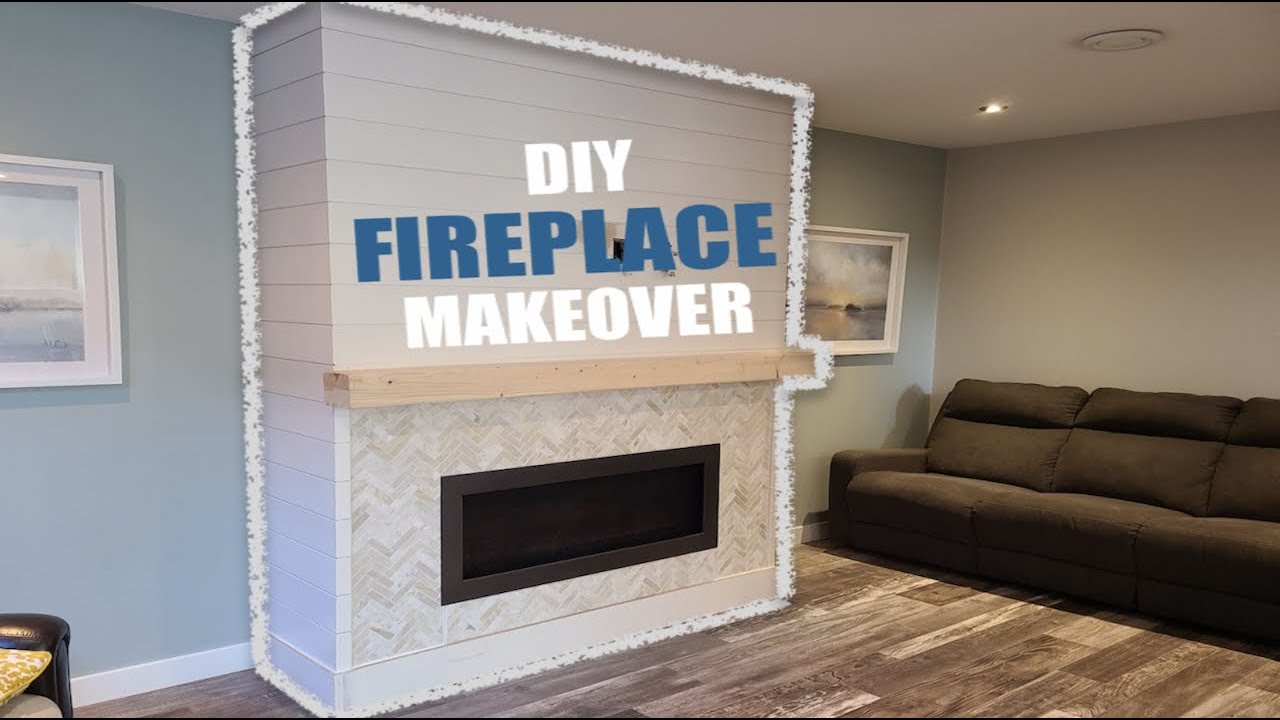 Fire Place Makeover With Tile!