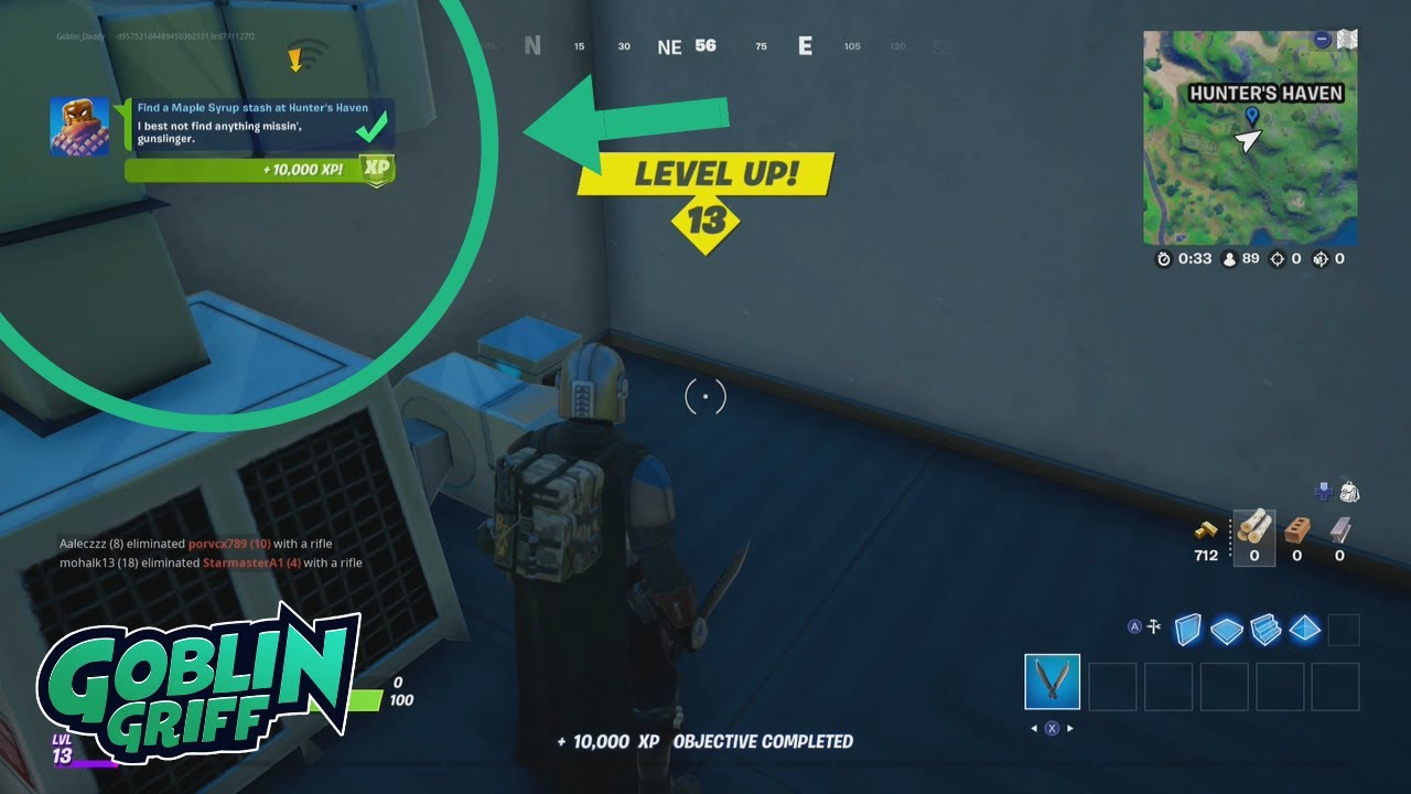 How to Find a Maple Syrup Stash in Hunter's Haven Fortnite Quick