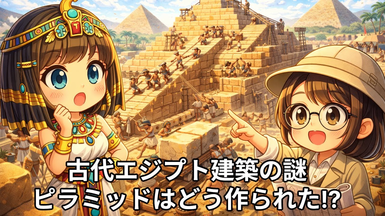 ピラミッドは、本当に人力だけで作れたのか？数十トンの巨石を正確に積み上げた古代エジプトの技術力と、現代科学でも再現が難しい建設の謎に迫る
