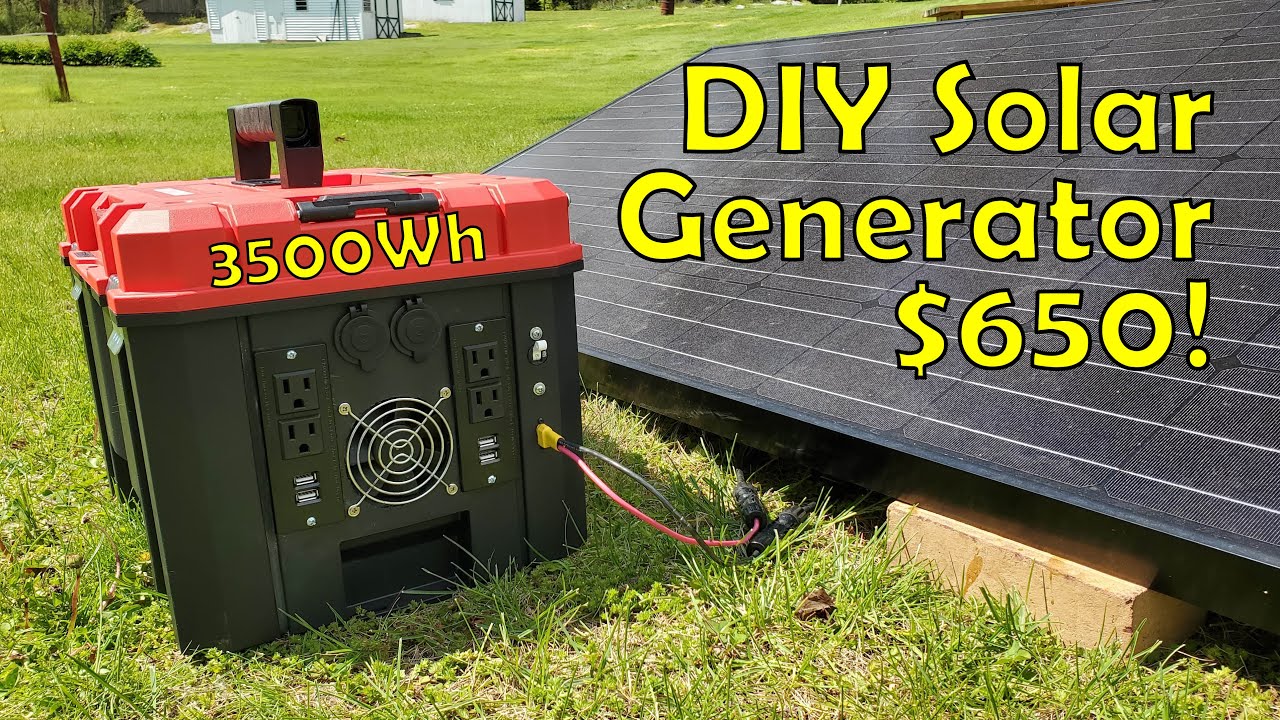 ⁣Building a 3.5kWh DIY Solar Generator for $650 - Start to Finish
