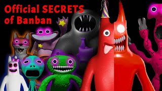 Origin story and Official SECRETS of Banban | Garten of Banban 3 4 5 7 8