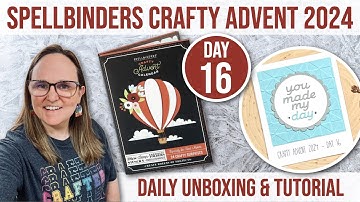 Day 16 🎄 Spellbinders 2024 Crafty Advent Calendar | December 16th Reveal & Project Tutorial