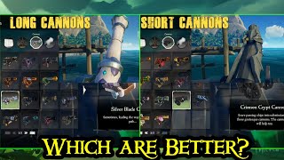 Long Cannons Vs Short Cannons in Sea Of Thieves is there an advantage?