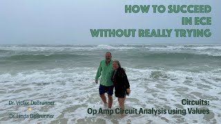 Op Amp Circuit Analysis using Component Values