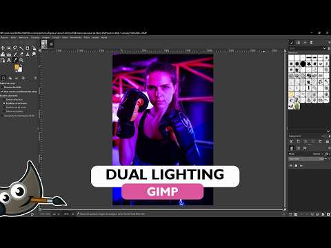 Como Fazer o Efeito Dual Lighting (Iluminação Dupla) no Gimp