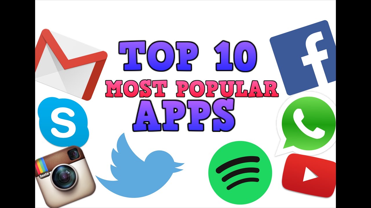 TOP 10 Most Popular Apps YouTube