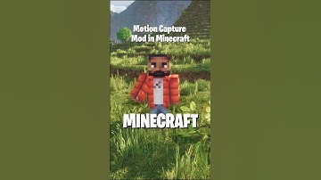 MOTION CAPTURE MOD IN MINECRAFT 🤯😱 #shorts  #minecraft