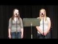 Ellie runger and elanna smith sing blessings  june 2013