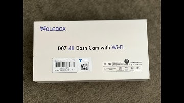 WolfBox D07 4K Dash Cam with Wi-Fi - Unboxing