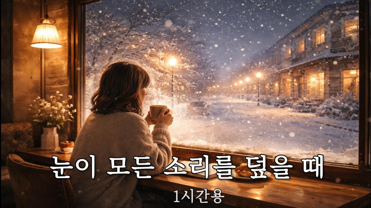 Winter 05 ❄️ 눈이 모든 소리를 덮을 때 | 1시간 숙면 · 겨울 감성 힐링 음악 · 고요한 밤