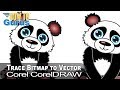 CorelDRAW Trace Bitmap to Vector Tutorial, How to Trace an Image in CorelDRAW 2019 and earlier