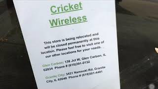 I never seen abandoned CRICKET Wireless!