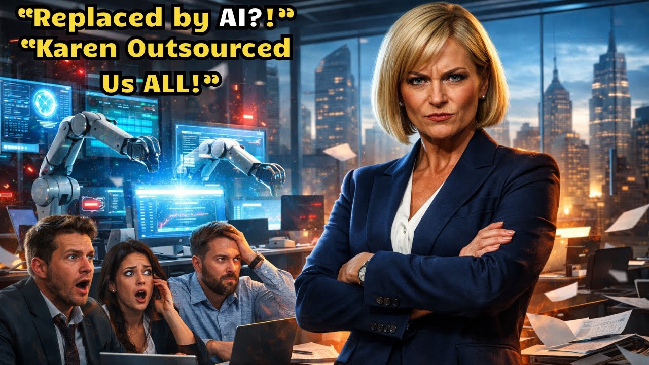Karen Boss Outsources My Entire Department, Replaces us with AI to "Save Money".. Huge Mistake!
