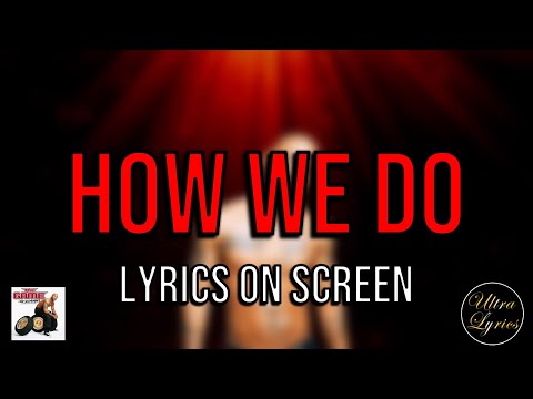 The Game ft. 50 Cent - (How We Do Lyrics on Screen Video )