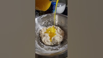 Turning a Lean dough into an  Enriched dough by adding a fat, in this case weed butter #bread #weed