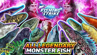 ALL LEGENDARY FISH CATCH WITH TRANSCENDENT HANNAH + 2【 釣魚大亨 Fishing Strike 피싱스트라이크