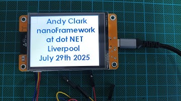 .Net nanoFramework on a Cheap Yellow Display with Andy Clark