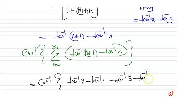 The value of  `cot(sum_(n=1)^2cot^(-1)(1+sum_(k=1)^n2k))` is