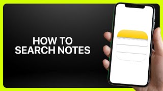How To Search Notes In iPhone Notes App ! Tutorial