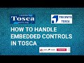 Tosca Training : How to Handle Embedded Controls in Tosca