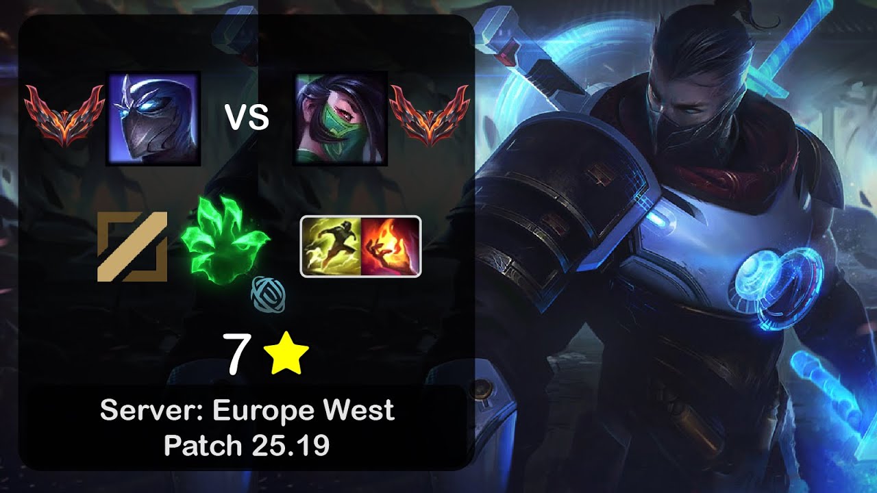 Shen Mid vs Akali - EUW GrandMaster - Patch 25.19