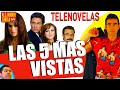 ¿ CUALES SON LAS TELENOVELAS MAS VISTAS?